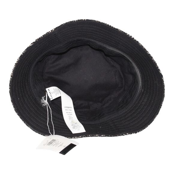 Coach Herringbone Bucket Hat C4671 Black Grey NWT - Picture 5 of 6